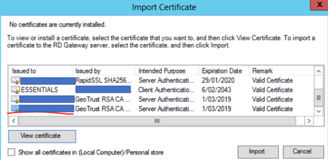 import ssl remote desktop gateway